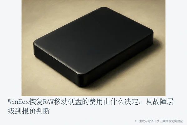 WinHex恢复RAW移动硬盘的费用由什么决定：从故障层级到报价判断
