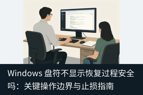 Windows 盘符不显示恢复过程安全吗:关键操作边界与止损指南(1)