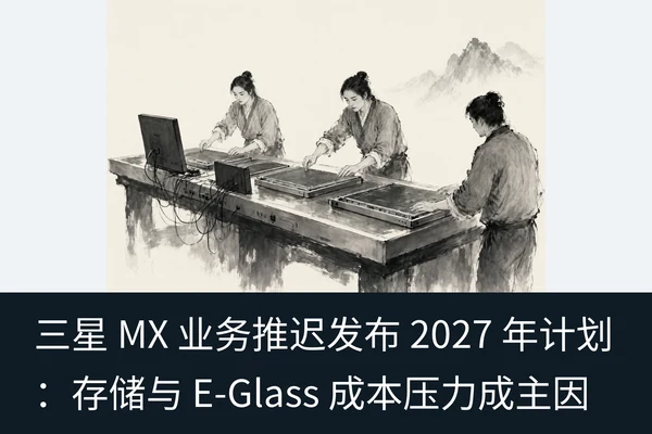 三星 MX 业务推迟发布 2027 年计划:存储与 E-Glass 成本压力成主因(2)