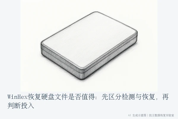 WinHex恢复硬盘文件是否值得：先区分检测与恢复，再判断投入