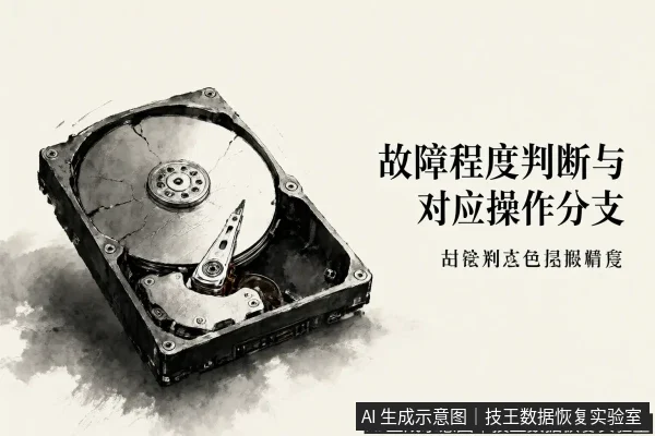 文章内容场景示意图:故障程度判断与对应操作分支