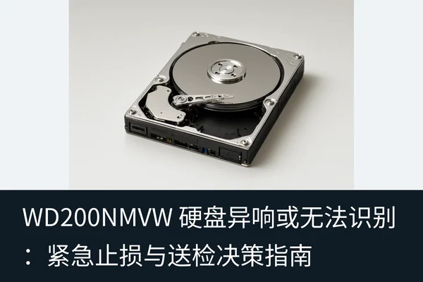 WD200NMVW 硬盘异响或无法识别:紧急止损与送检决策指南(2)