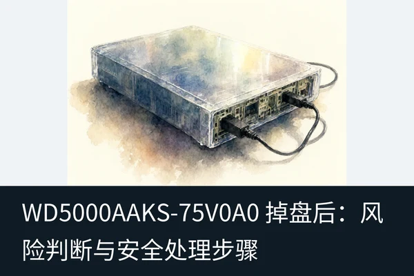 WD5000AAKS-75V0A0 掉盘后:风险判断与安全处理步骤(2)