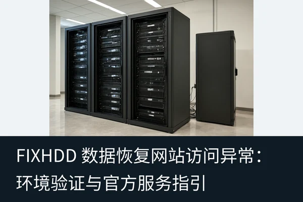 FIXHDD 数据恢复网站访问异常：环境验证与官方服务指引（1）