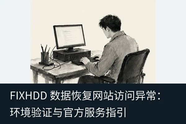 FIXHDD 数据恢复网站访问异常：环境验证与官方服务指引（2）