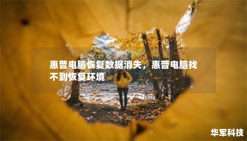 惠普电脑恢复数据消失，惠普电脑找不到恢复环境