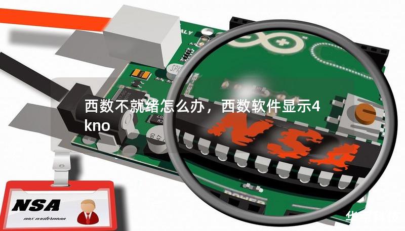 西数不就绪怎么办，西数软件显示4kno