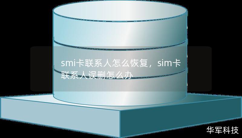 smi卡联系人怎么恢复，sim卡联系人误删怎么办