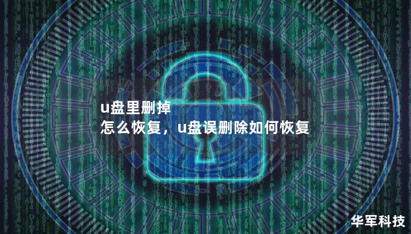 u盘里删掉 怎么恢复，u盘误删除如何恢复
