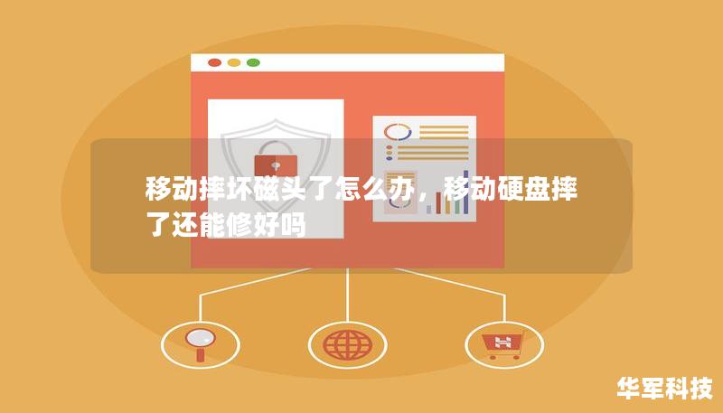 移动摔坏磁头了怎么办，移动硬盘摔了还能修好吗