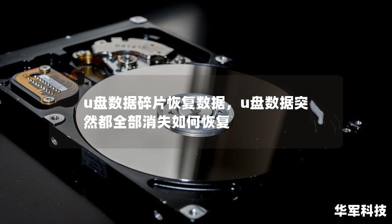 u盘数据碎片恢复数据，u盘数据突然都全部消失如何恢复