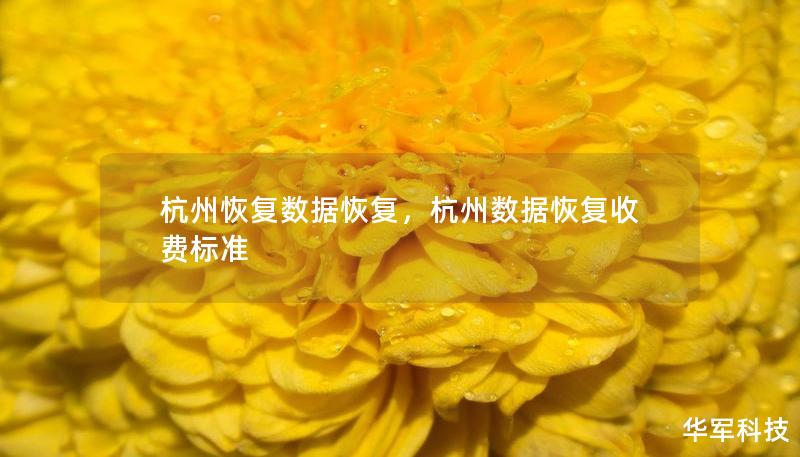 杭州恢复数据恢复，杭州数据恢复收费标准