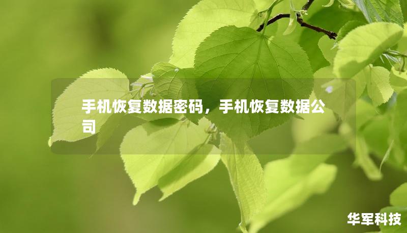 手机恢复数据密码，手机恢复数据公司