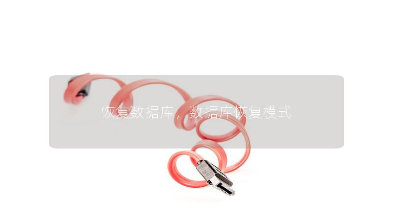 恢复数据库，数据库恢复模式