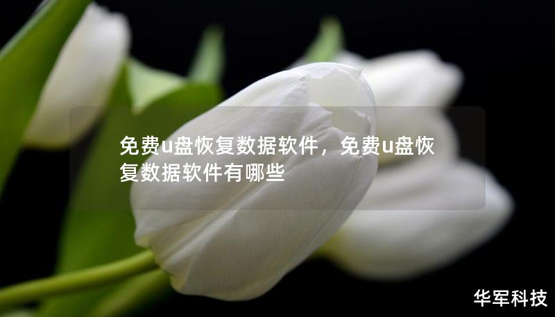 免费u盘恢复数据软件，免费u盘恢复数据软件有哪些