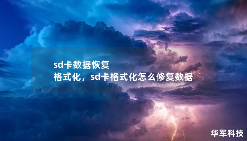 sd卡数据恢复 格式化，sd卡格式化怎么修复数据
