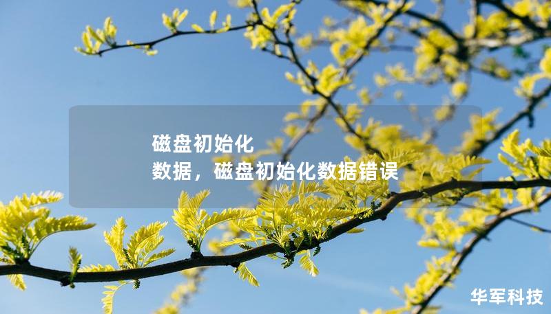 磁盘初始化 数据，磁盘初始化数据错误