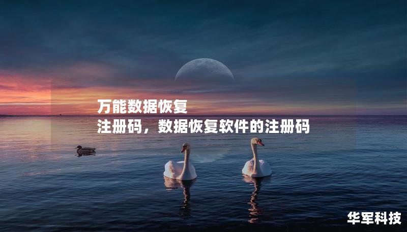 万能数据恢复 注册码，数据恢复软件的注册码