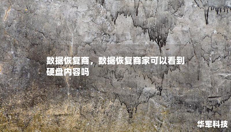 数据恢复商，数据恢复商家可以看到硬盘内容吗