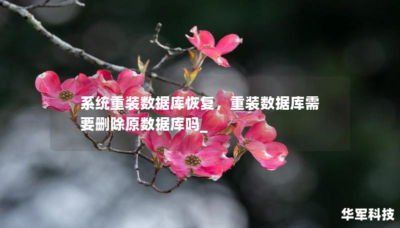 系统重装数据库恢复，重装数据库需要删除原数据库吗_