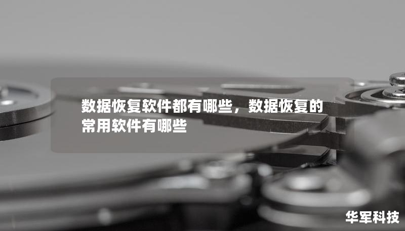 数据恢复软件都有哪些，数据恢复的常用软件有哪些