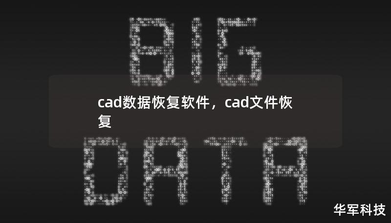 cad数据恢复软件，cad文件恢复