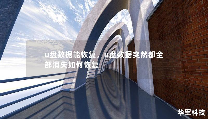 u盘数据能恢复，u盘数据突然都全部消失如何恢复