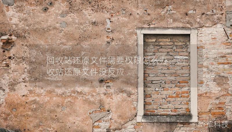 回收站还原文件需要权限怎么办，回收站还原文件没反应