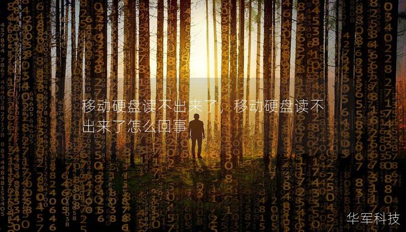 移动硬盘读不出来了，移动硬盘读不出来了怎么回事