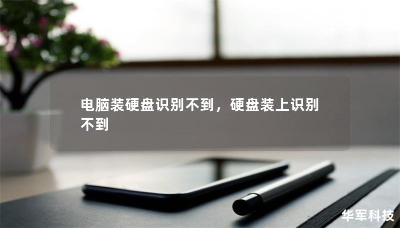 电脑装硬盘识别不到，硬盘装上识别不到