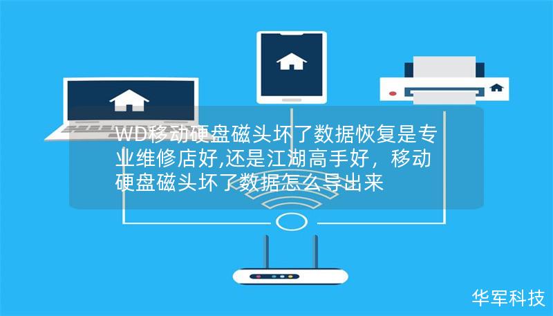 WD移动硬盘磁头坏了数据恢复是专业维修店好,还是江湖高手好，移动硬盘磁头坏了数据怎么导出来