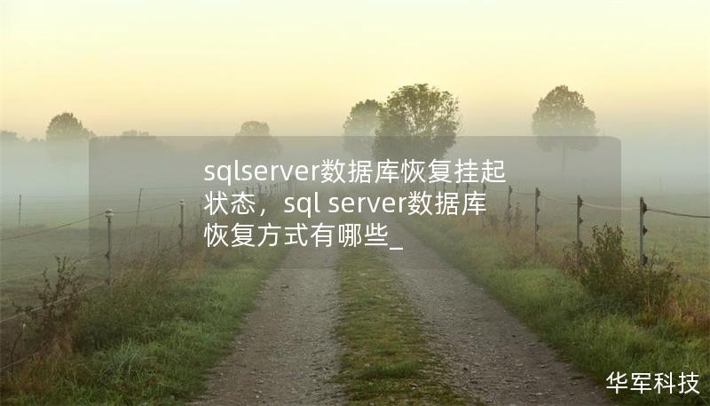 sqlserver数据库恢复挂起状态，sql server数据库恢复方式有哪些_