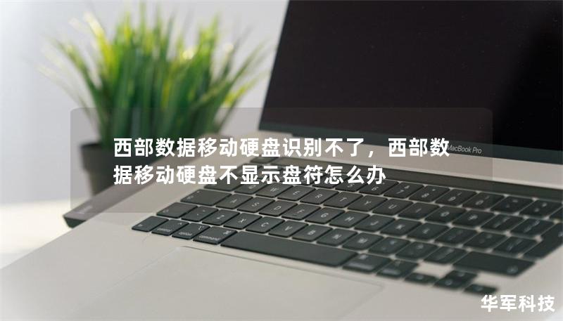 西部数据移动硬盘识别不了，西部数据移动硬盘不显示盘符怎么办