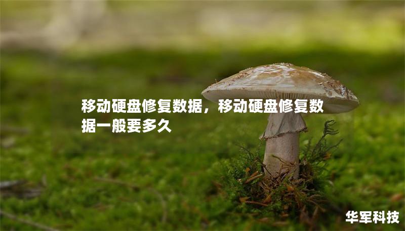 移动硬盘修复数据，移动硬盘修复数据一般要多久