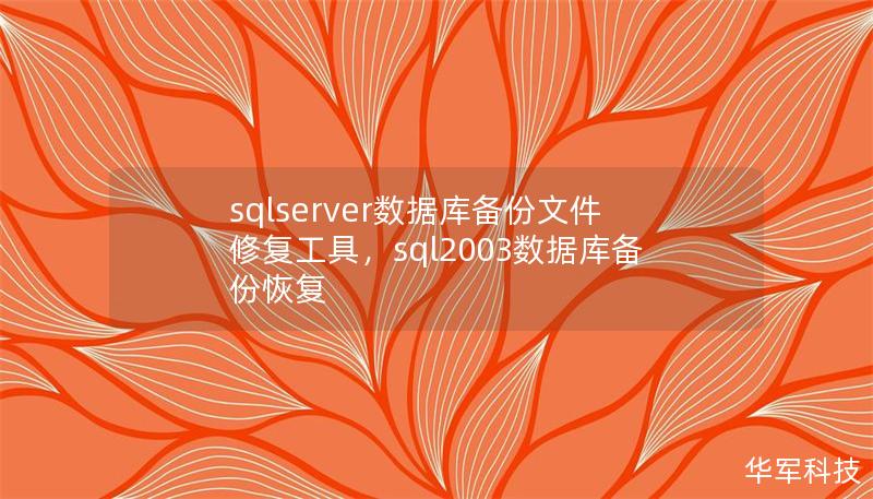 sqlserver数据库备份文件修复工具，sql2003数据库备份恢复