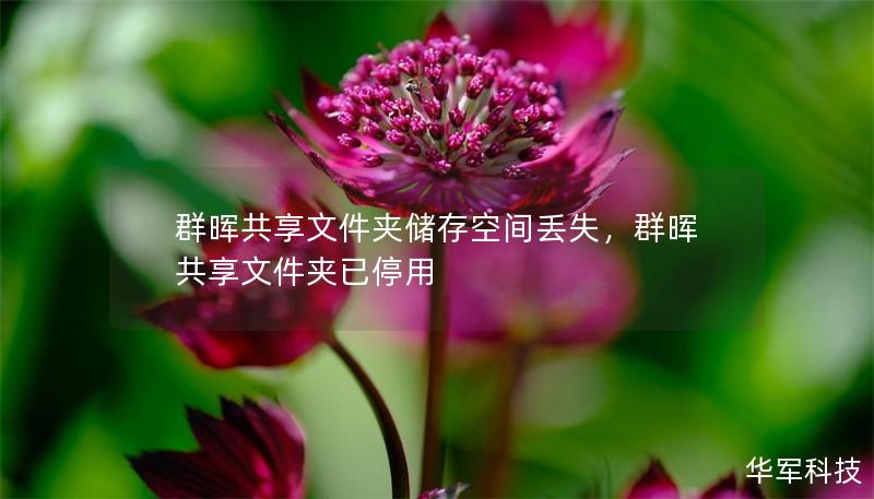 群晖共享文件夹储存空间丢失，群晖共享文件夹已停用