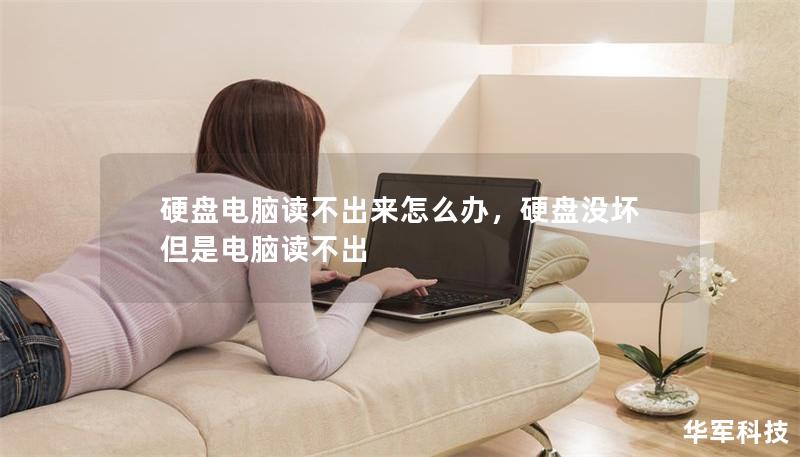 硬盘电脑读不出来怎么办，硬盘没坏但是电脑读不出