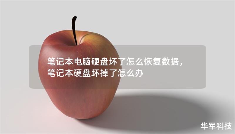 笔记本电脑硬盘坏了怎么恢复数据，笔记本硬盘坏掉了怎么办