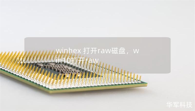 winhex 打开raw磁盘，win10打开raw