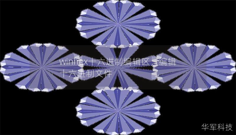 winhex十六进制编辑区，编辑十六进制文件