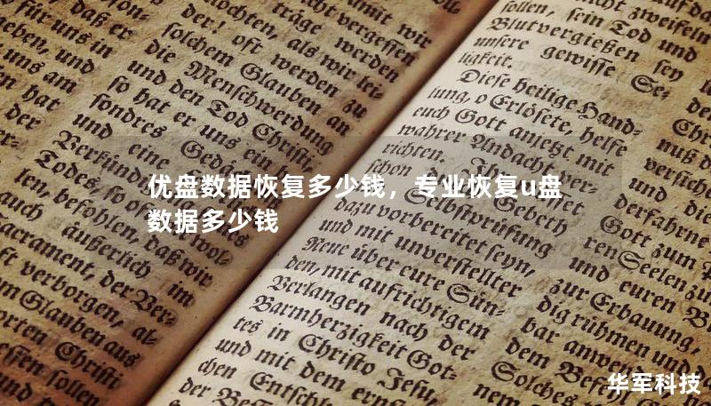 优盘数据恢复多少钱，专业恢复u盘数据多少钱