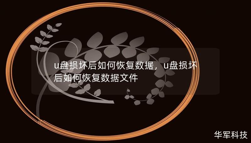 u盘损坏后如何恢复数据，u盘损坏后如何恢复数据文件