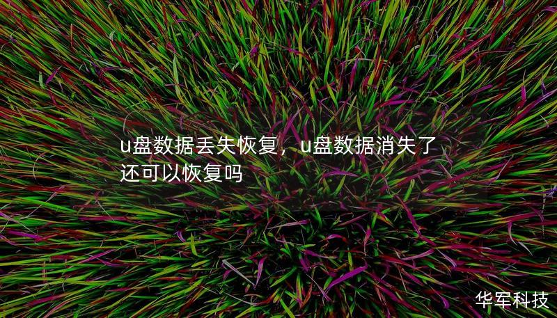 u盘数据丢失恢复，u盘数据消失了还可以恢复吗