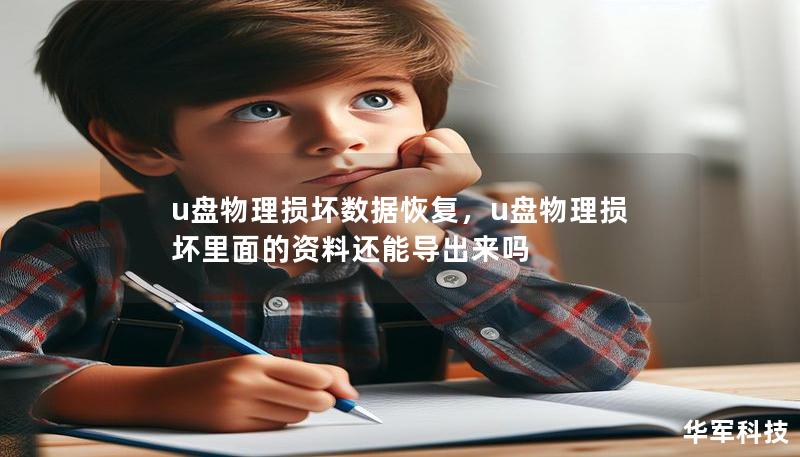 u盘物理损坏数据恢复，u盘物理损坏里面的资料还能导出来吗