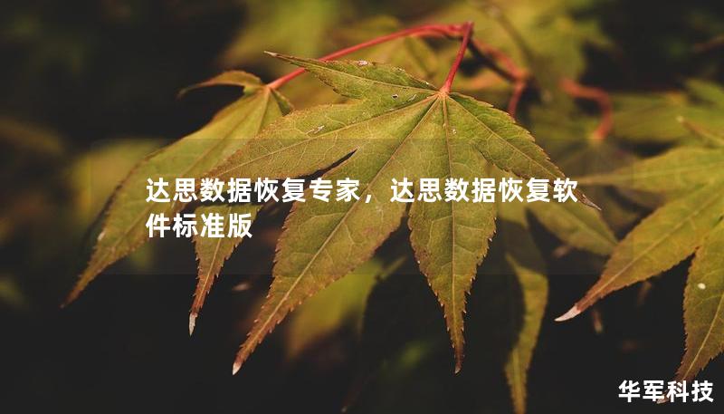 达思数据恢复专家，达思数据恢复软件标准版