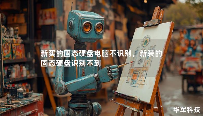 新买的固态硬盘电脑不识别，新装的固态硬盘识别不到