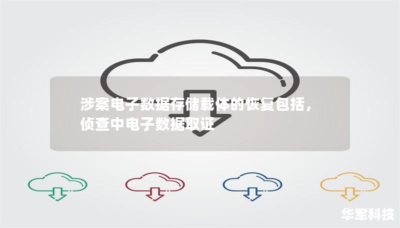 涉案电子数据存储载体的恢复包括，侦查中电子数据取证