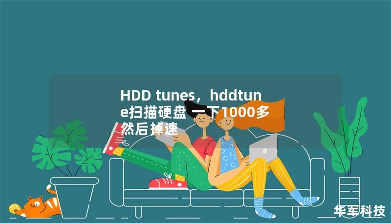 HDD tunes，hddtune扫描硬盘 一下1000多 然后掉速