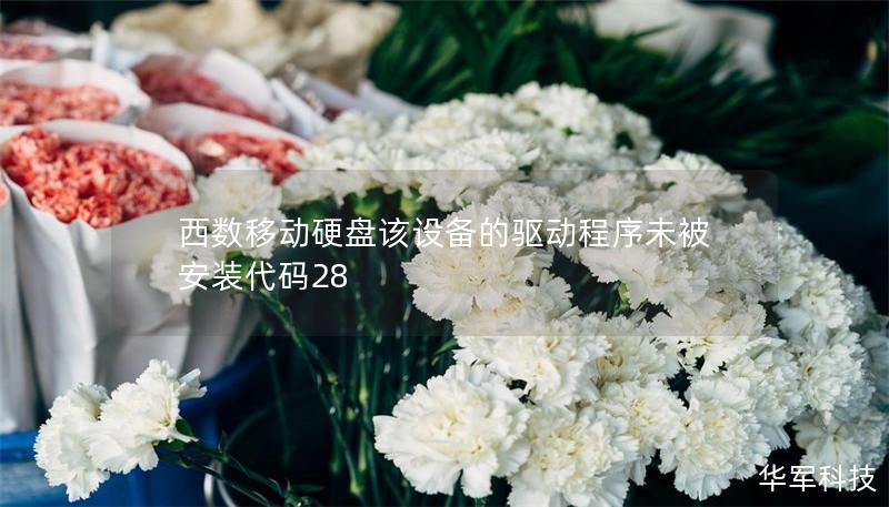 西数移动硬盘该设备的驱动程序未被安装代码28