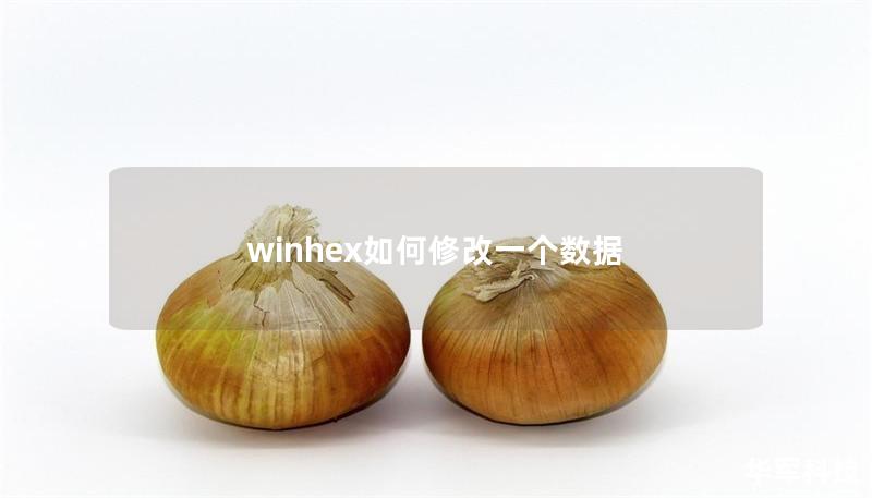 winhex如何修改一个数据